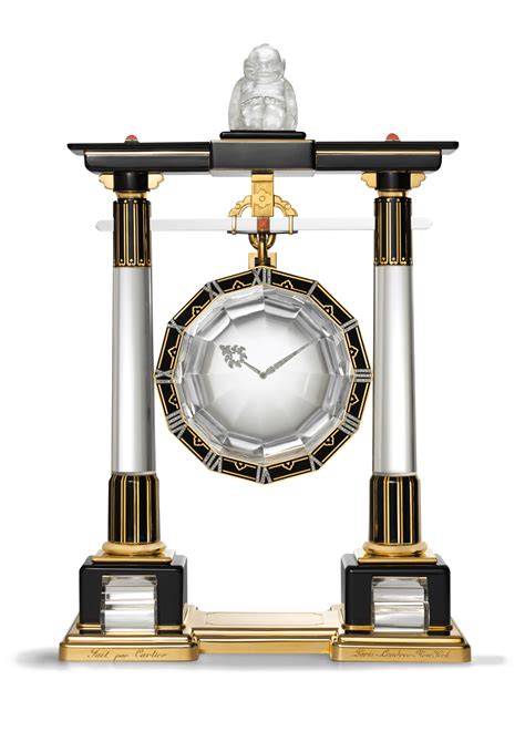 cartier mystery clocks history.